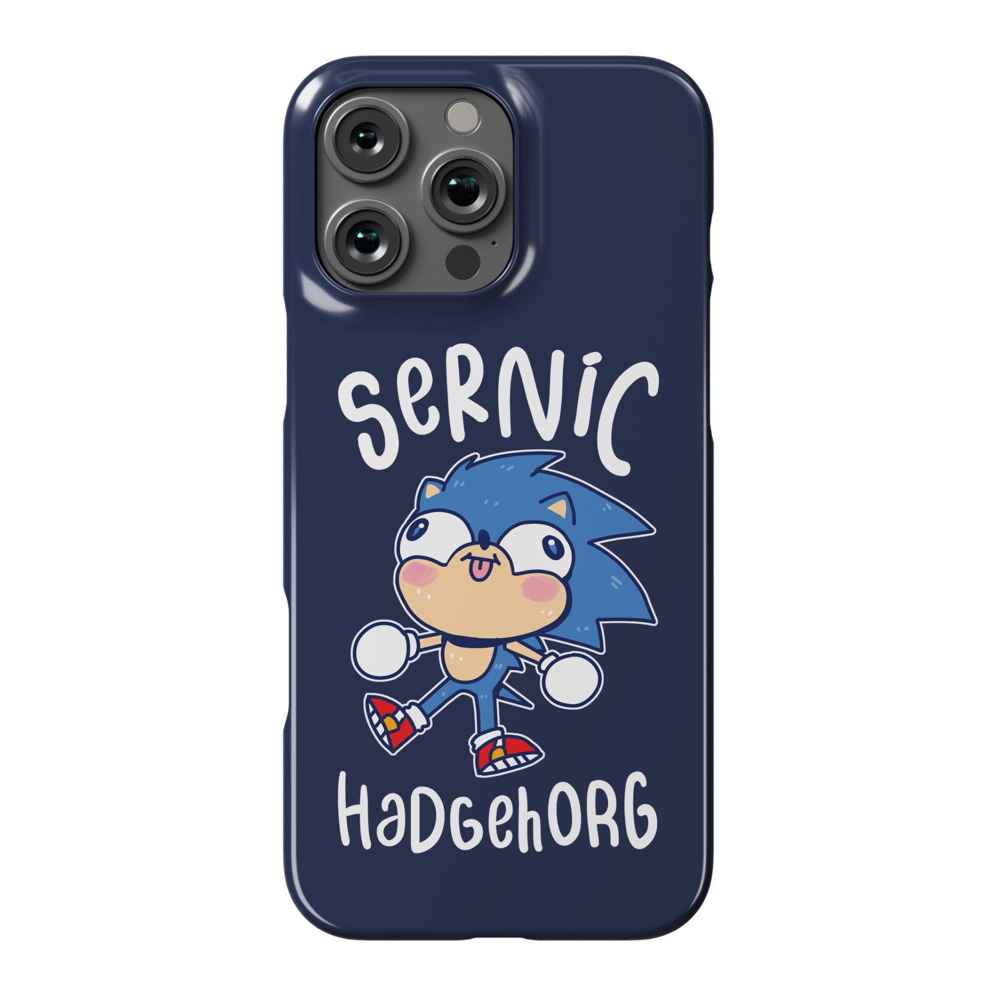Derpy Sonic Sernic Hadgehorg Phone Case